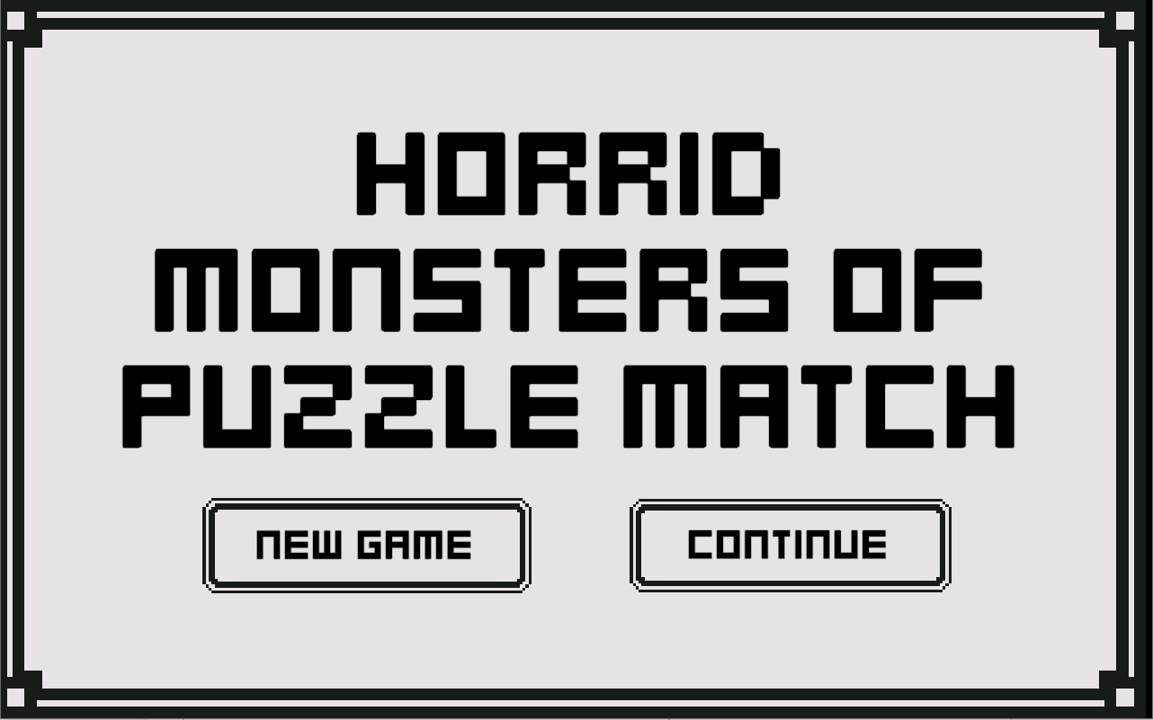 Horrid Monster Of Puzzle Fight