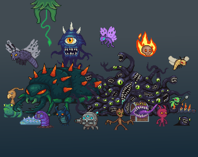 Pixel Monsters Vol.2 by Ismartal