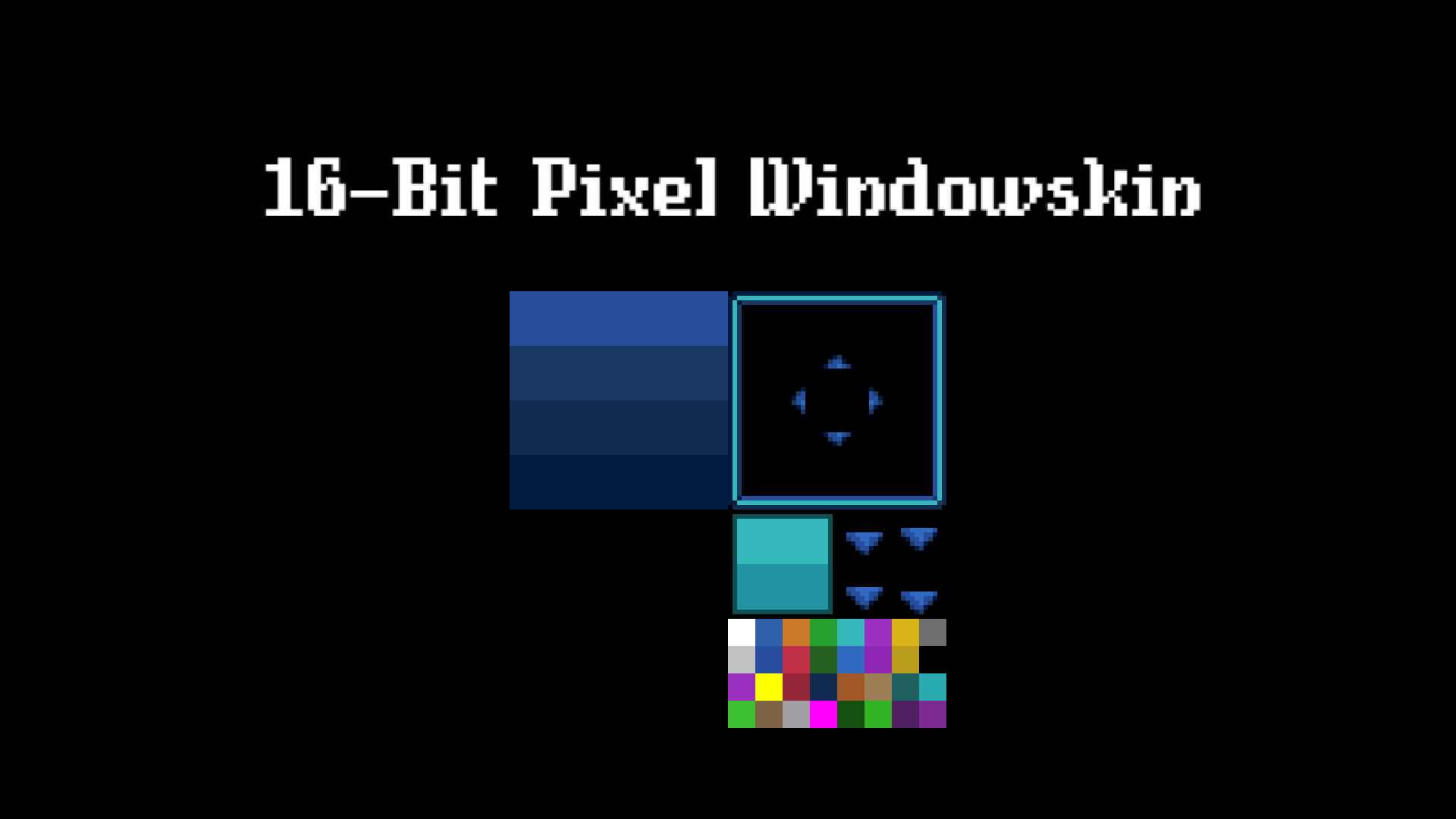 16-Bit Pixel Windowskin for RPG Maker MZ