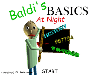 Baldi's Basics, but something is wrong here. (DEMO 2) 