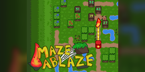 Cover image for Maze Ablaze