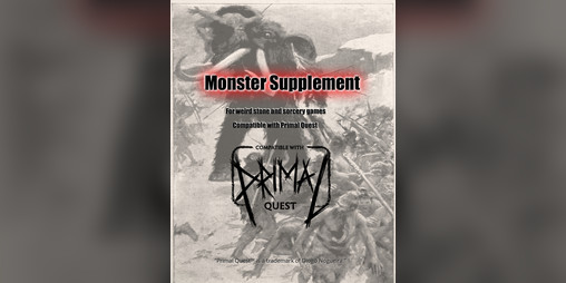 Cover image for Monster Supplement for Primal Quest