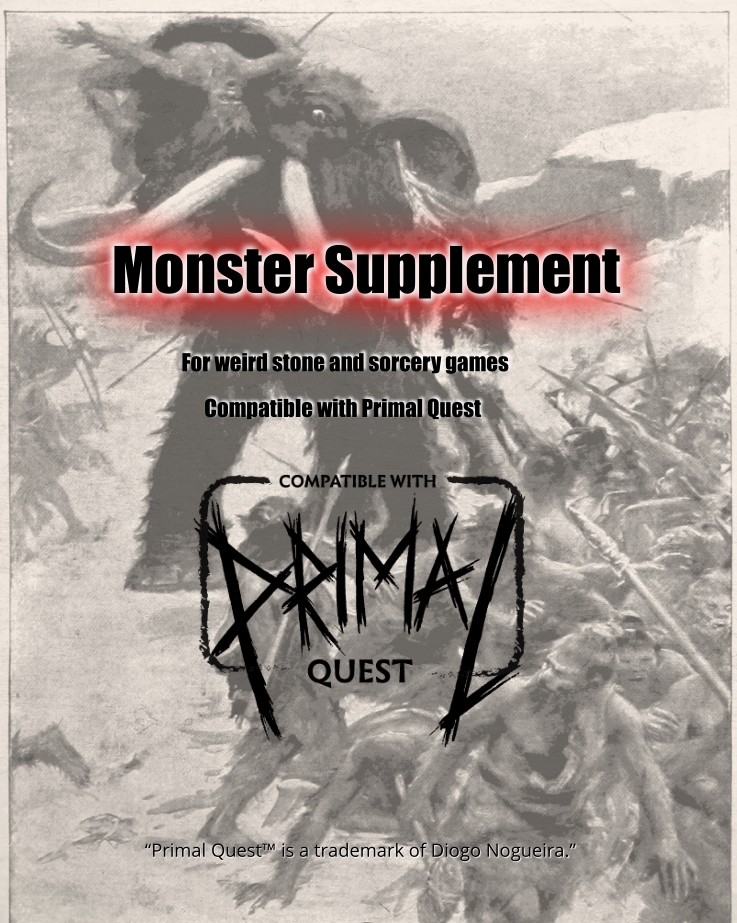 Cover image for Monster Supplement for Primal Quest
