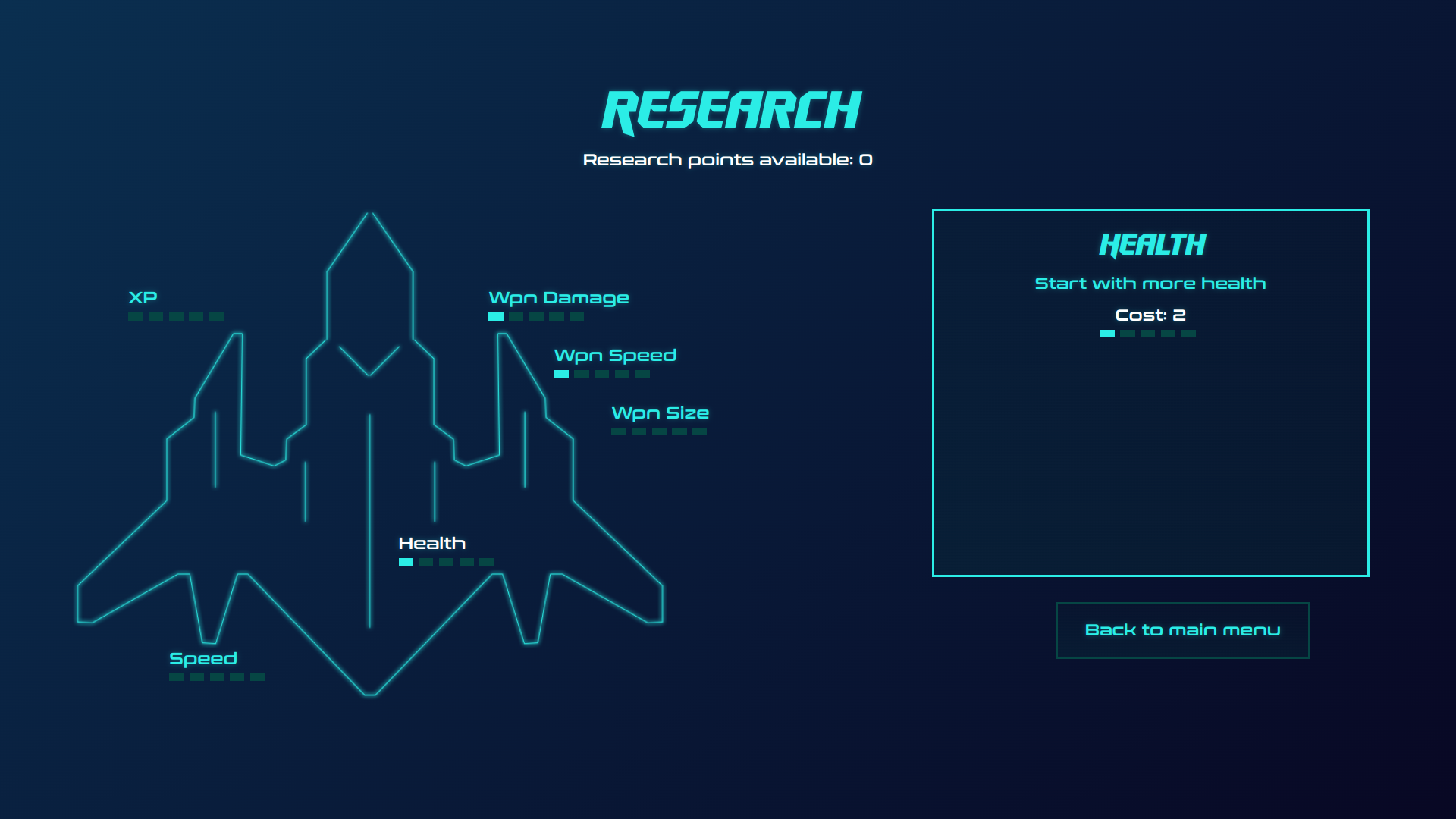 Research view - Deep Space Survivor