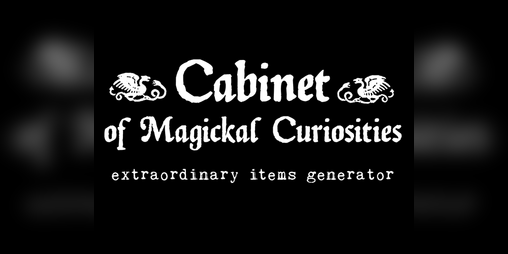 Cover image for Cabinet of Magickal Curiosities (ENG)