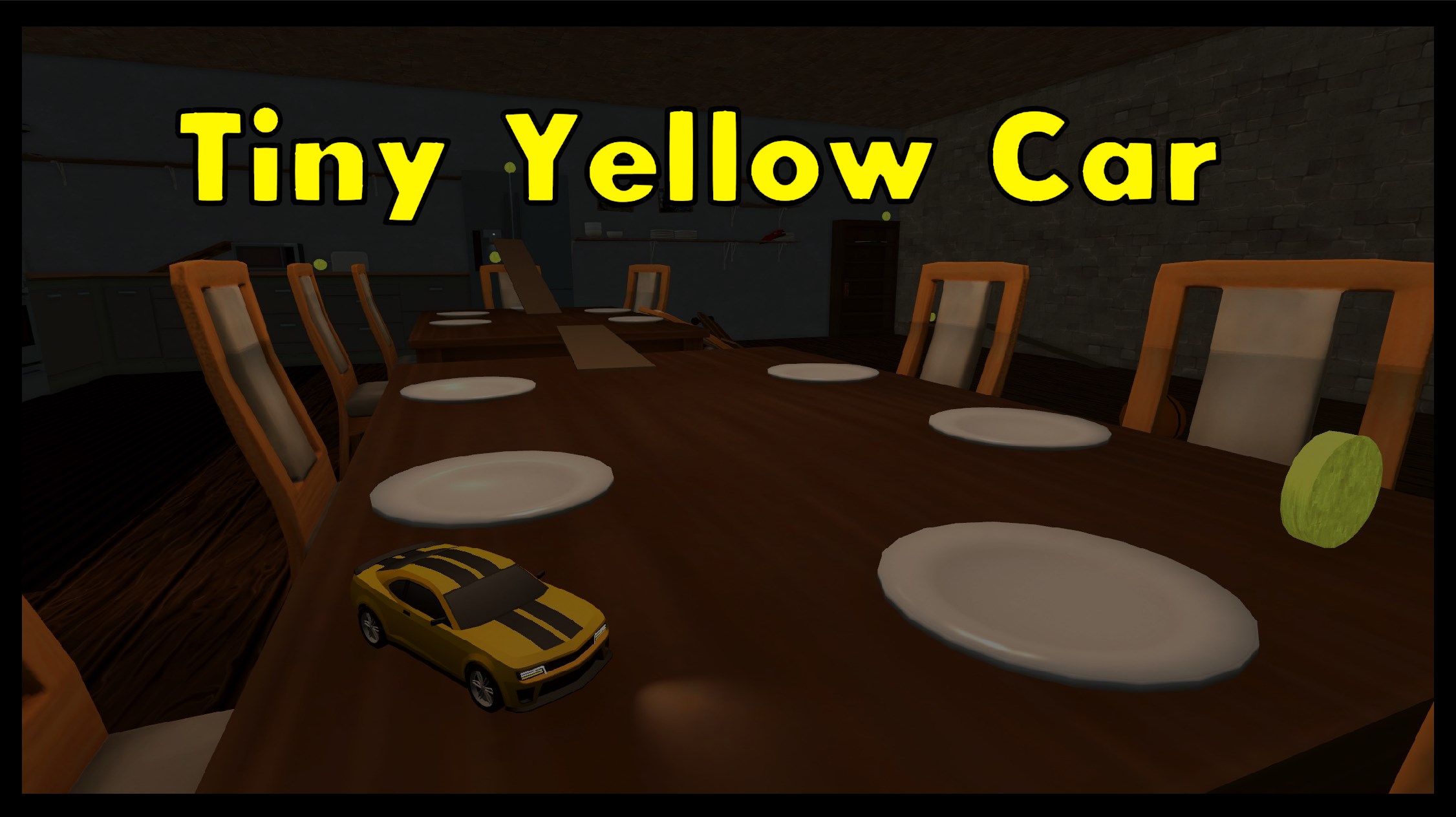 Tiny Yellow Car