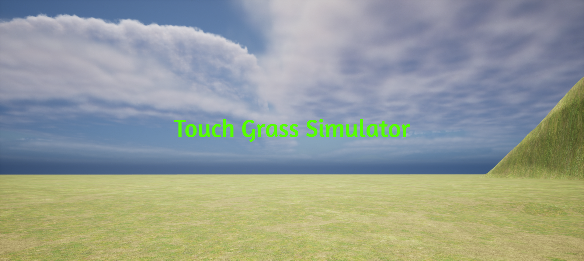 touch grass simulator Project by Mild Thrill