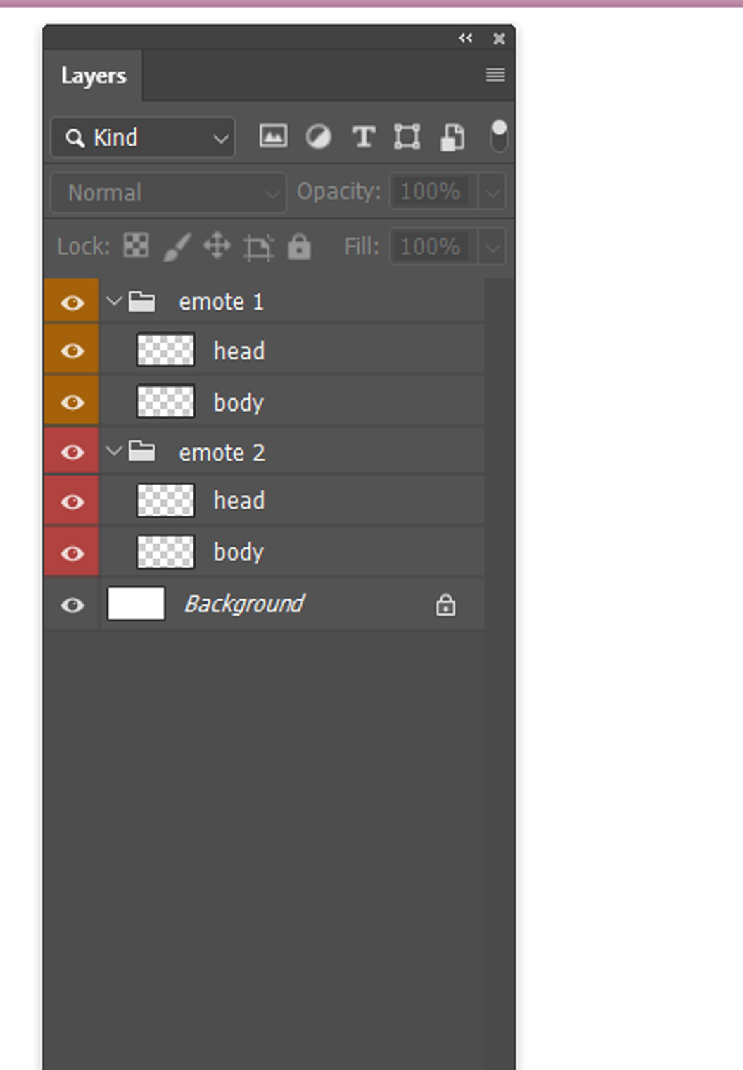 photoshop's layer manager