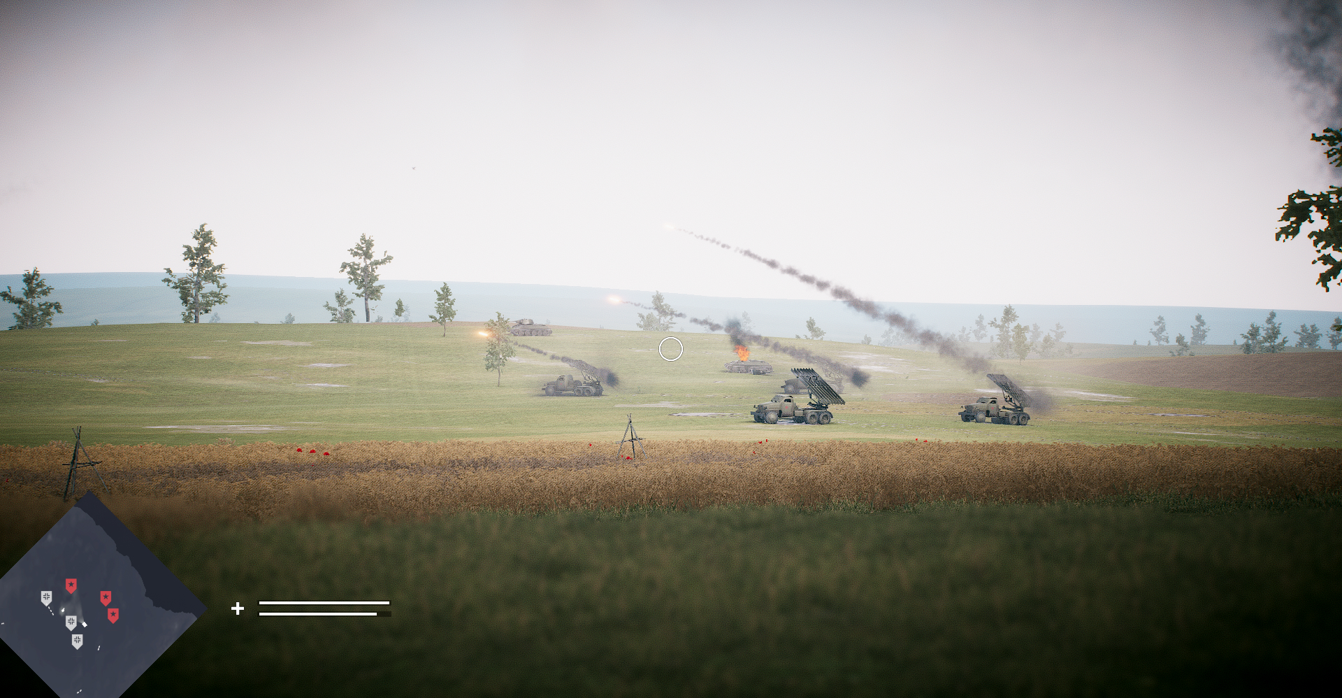 Road to Glory - Artillery barrage