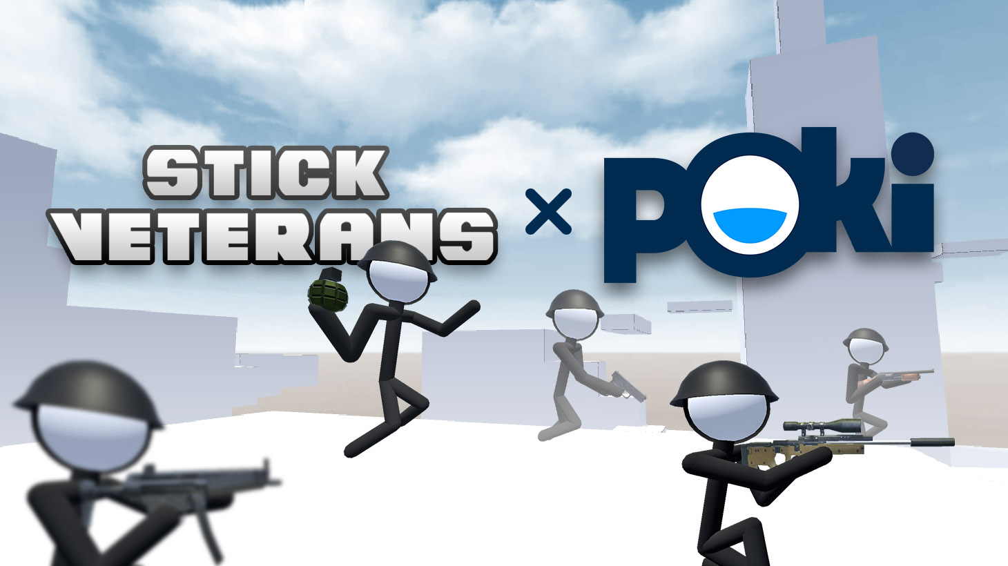 New version live on Poki - Stick Veterans by junkbytes