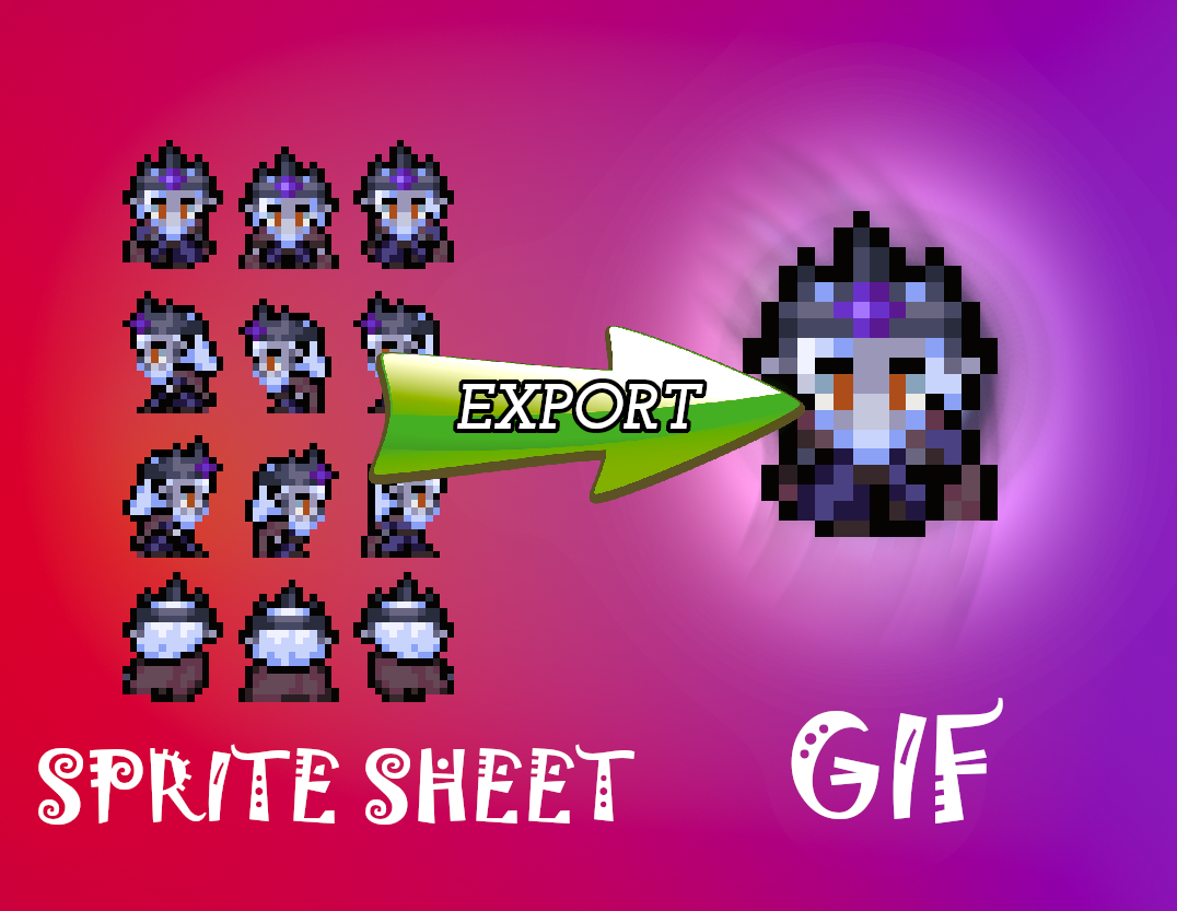 Super Simple Sprite Sheet-To-Gif Converter by Lion In A Box Games