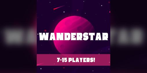 Cover image for WANDERSTAR: A Space Western Murder Mystery Party