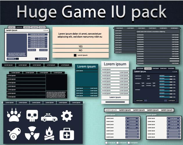 Game user interface graphical game asset