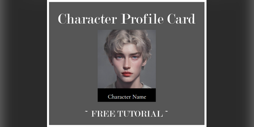 Cover image for Character Profile Card Tutorial (Twine Sugarcube)