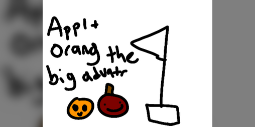 Cover image for Appl and orang the big advatr
