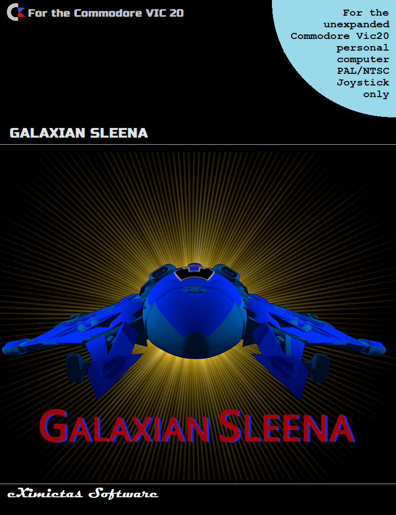 Cover image for Galaxian Sleena - Vic20 - Unexpanded