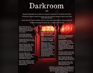Darkroom   - An investigation site for Shudderspeed. 