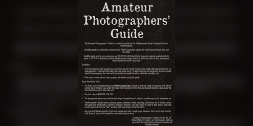 Cover image for Amateur Photographers' Guide