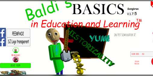 Cover image for Baldi In Pet Simulator X (BBSIEAL Mod)
