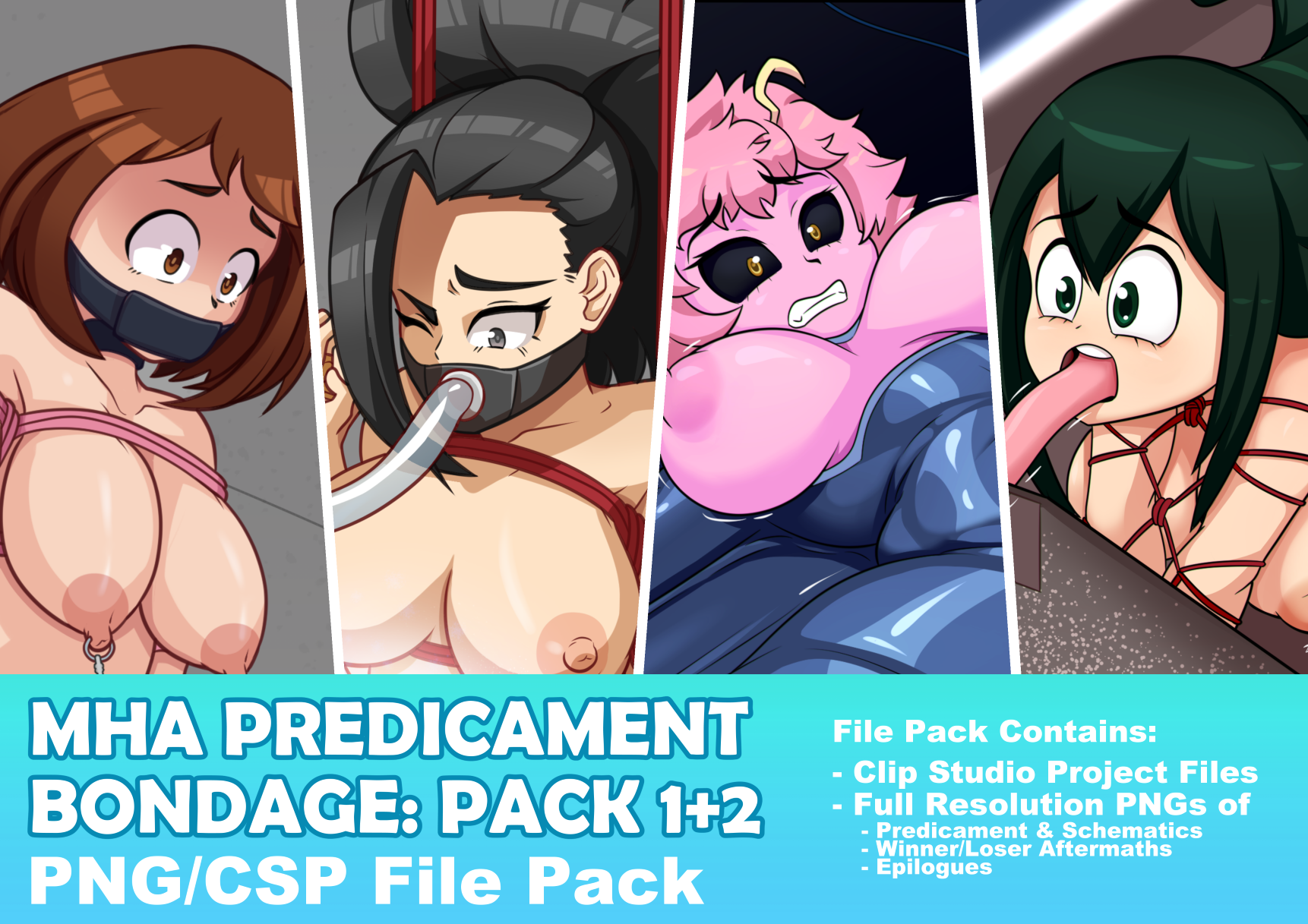 My Hero Academia - Predicament Bondage 1+2 - CSPPNG File Pack by  ScopedOutNSFW