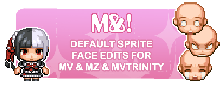 M&! RPG Maker MV/MZ/MVTrinity spritefaces