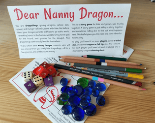 Dear Nanny Dragon   - A roleplaying game for kids and adults about dragonlings and their long-suffering nanny 