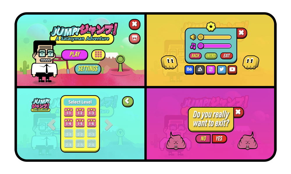 Jump! Jump! Screenshots UI