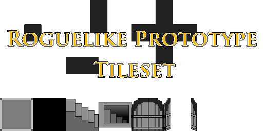 Roguelike Prototype Tileset 16x16 32x32 64x64