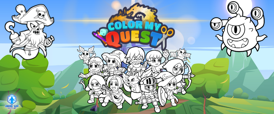 Color My Quest: The Coloring Book