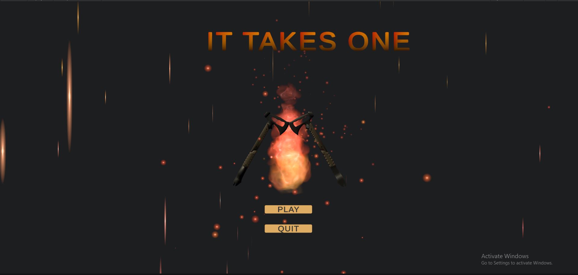 it takes one
