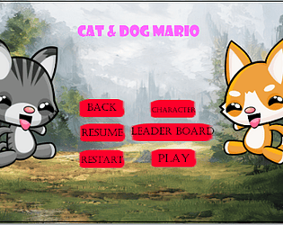 cat & dog : mario game